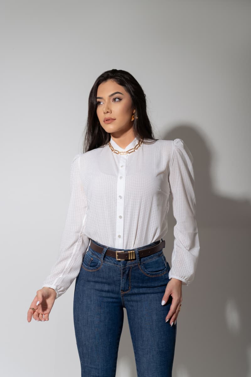 Calça Ultra Modeladora Skinny Cós Largo Com Cinto JEB115