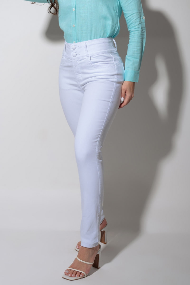 Calça Jeans Modeladora Milagrosa Skinny Cós Alto JEB112