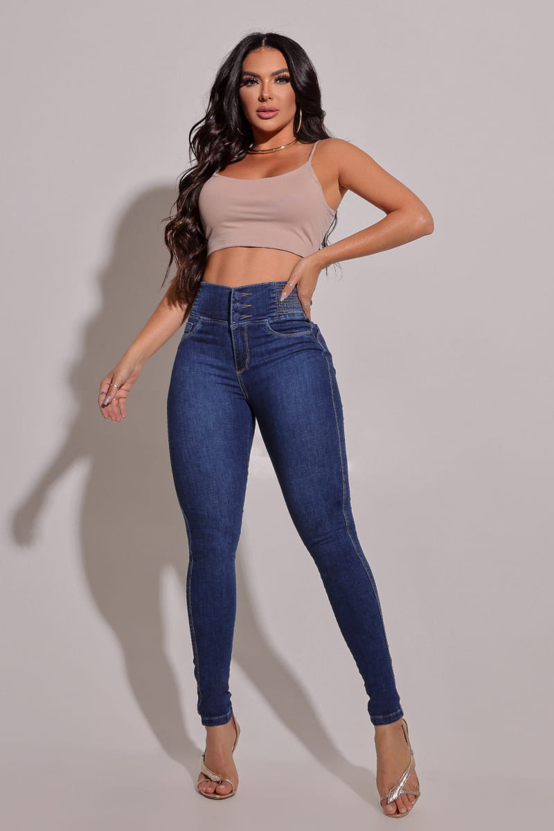 Calça Jeans Modeladora Cintura Perfeita JEB718