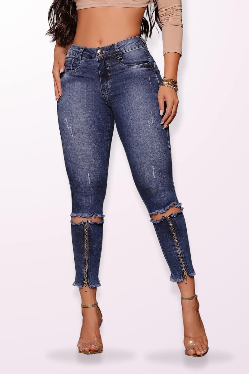 Calça Jeans Modeladora Cigarrete JEB7553