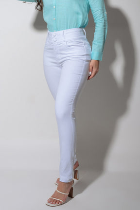 Calça Jeans Modeladora Milagrosa Skinny Cós Alto JEB112