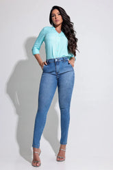 Calça Jeans Modeladora Alfaiataria Empina Bumbum JEB331
